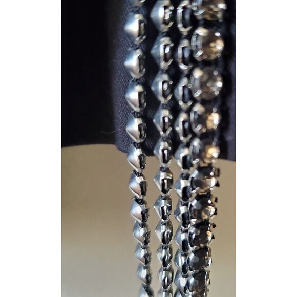 Rock & Republic Embellished Short Blazer Sz 14 Small Seam Rip Costume Pirates - Picture 12 of 15